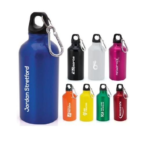 Personalised Aluminium Sports Water Bottle 400ml Mento